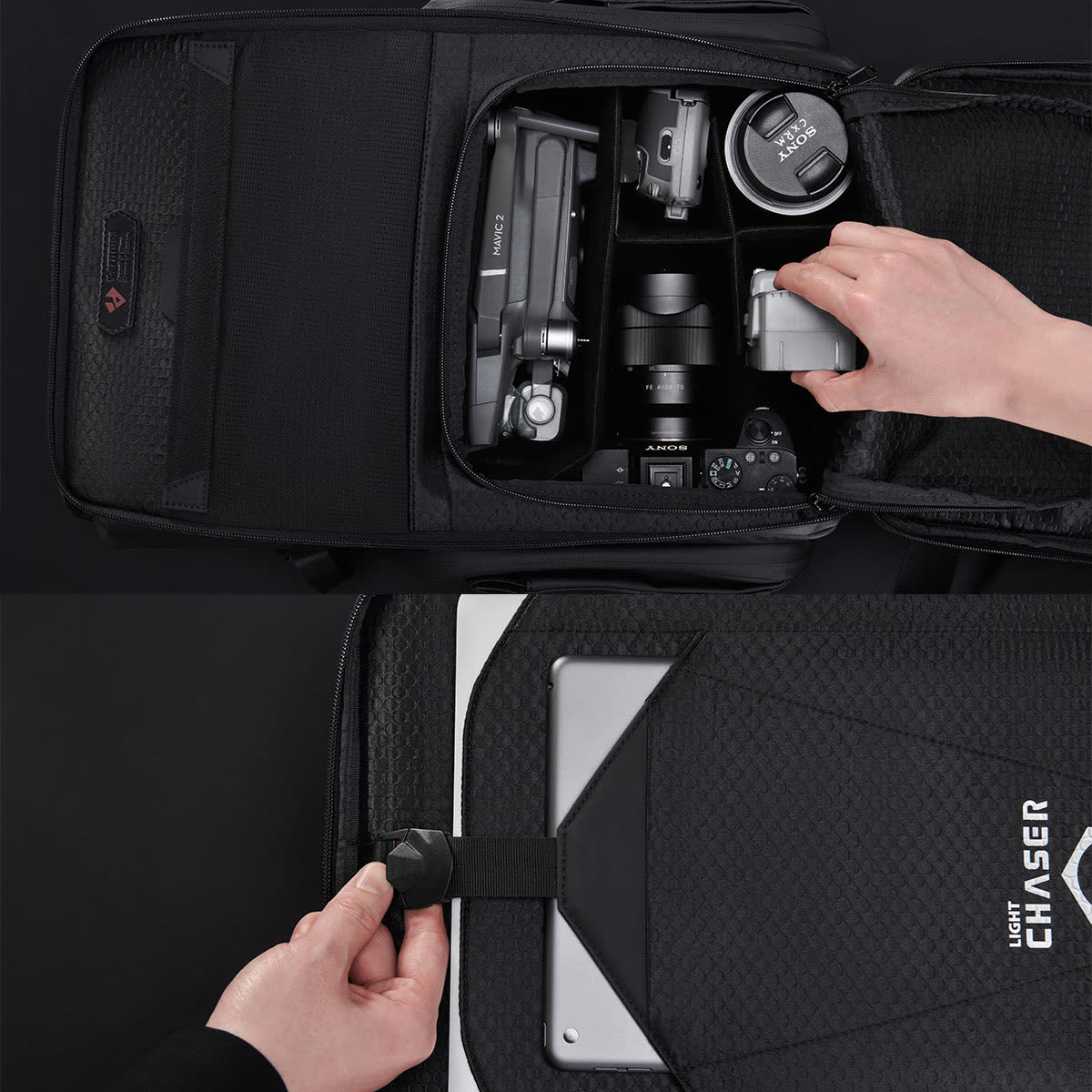 Black Snipe Camera Backpack 20L