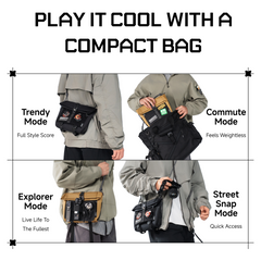 Black Snipe Urban 3L Camera Shoulder Bag