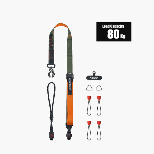 Black Snipe 2-in-1 Camera Strap & Wrist Strap