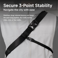 Black Snipe Casual Shuttle Camera Chest Bag 4L