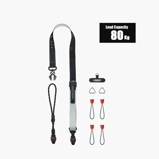 Black Snipe 2-in-1 Camera Strap & Wrist Strap