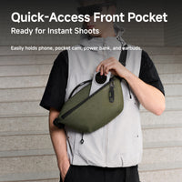 Black Snipe Casual Shuttle Camera Chest Bag 4L