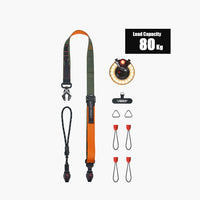 Black Snipe 2-in-1 Camera Strap & Wrist Strap
