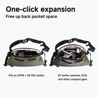Black Snipe Casual Shuttle Camera Chest Bag 4L