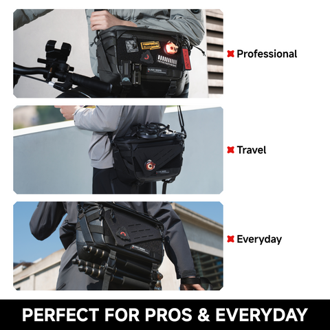 Black Snipe Pro 7L Camera Sling Bag