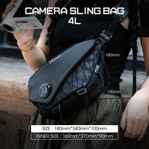 Black Snipe 3L/4L Camera Daily Shoulder Bag