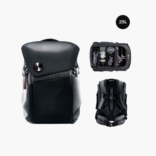 Black Snipe Pro Camera Backpack 25L
