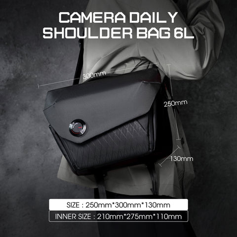 Black Snipe 6L Camera Messenger Bag V-BP04