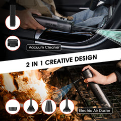 2-in-1 Cordless Vacuum Cleaner & Electric Air Duster