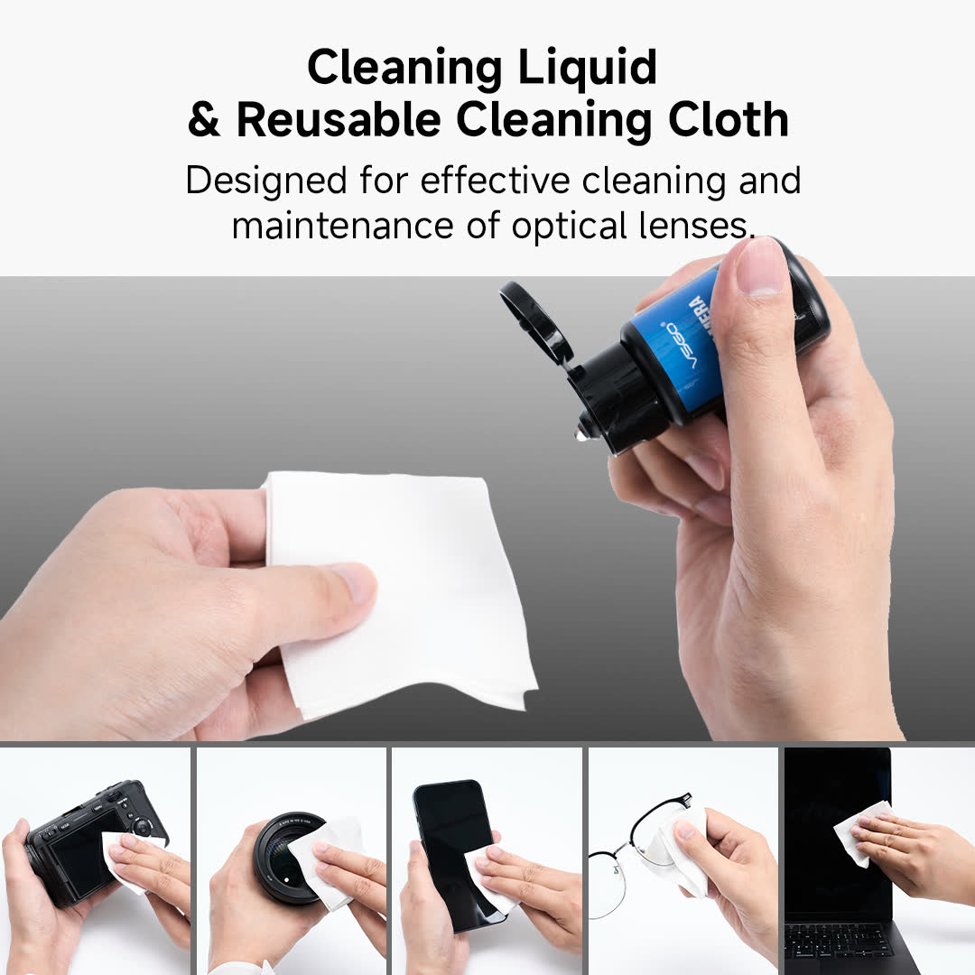 【完美品】 VSS鑑定(GM+ &GM) エナジーマーカーセット VSGO Camera Cleaning Kit 19-in-1 DKL-15 Air Blower Lens Cleaning Pen