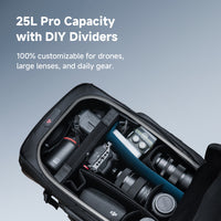 Black Snipe Pro Camera Backpack 25L