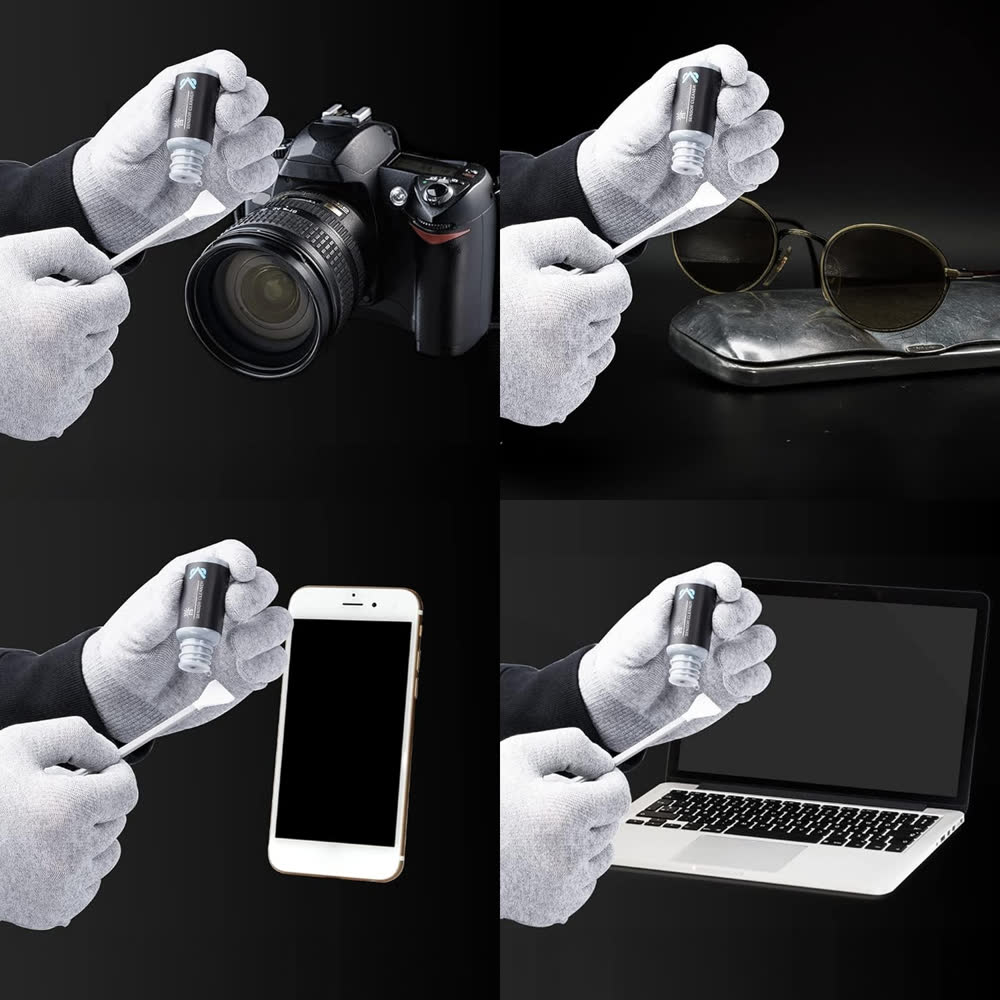 VSGO Full Frame Camera Cleaning Kit - 24mm Sensor Swabs & Air Blower With Filter