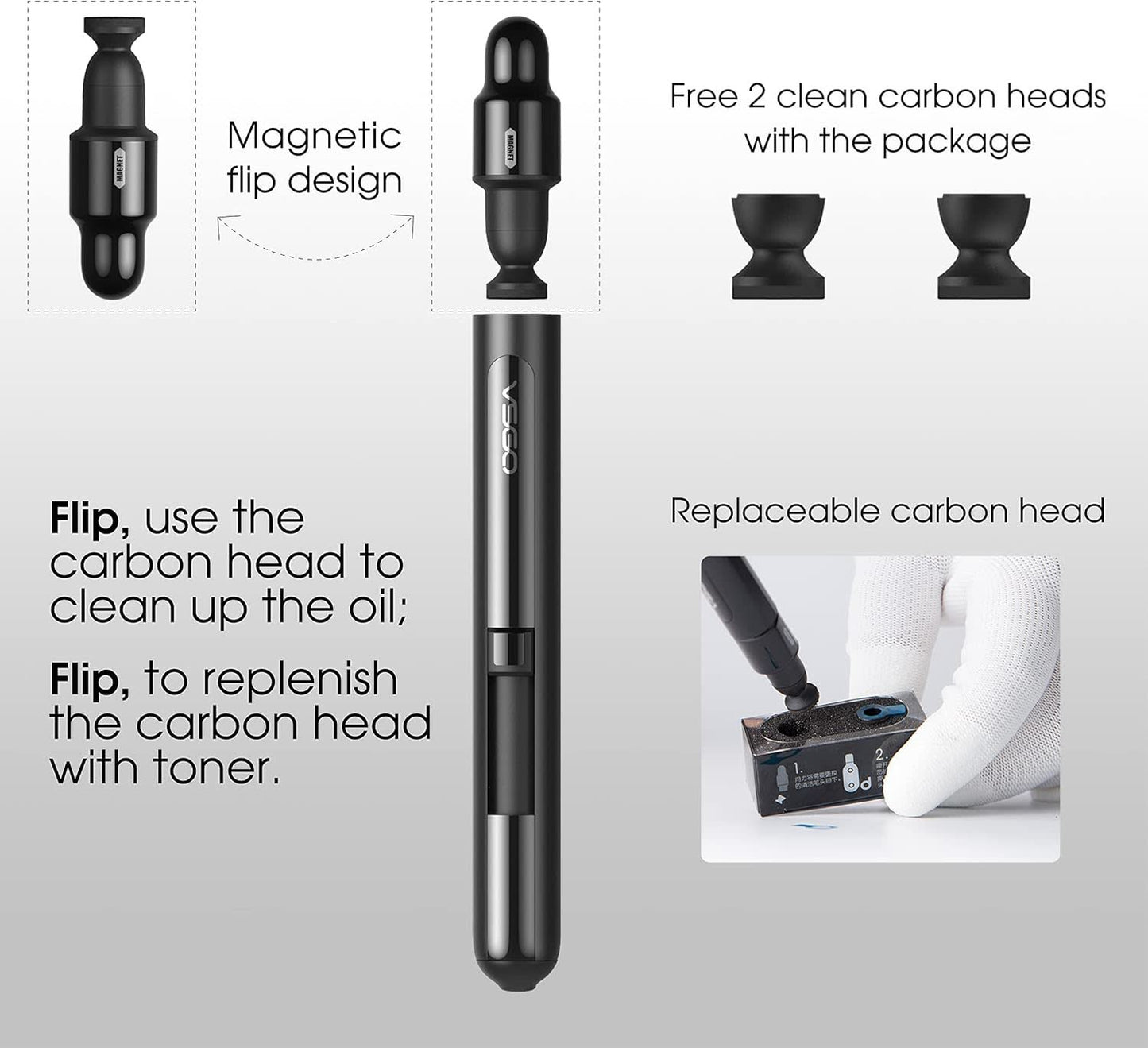 Power-switch Lens Cleaning Pen  V-P03E