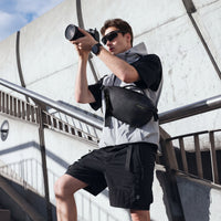 Black Snipe Casual Shuttle Camera Chest Bag 4L