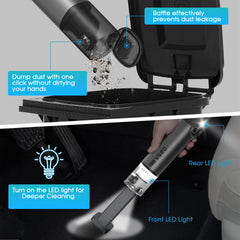 2-in-1 Cordless Vacuum Cleaner & Electric Air Duster