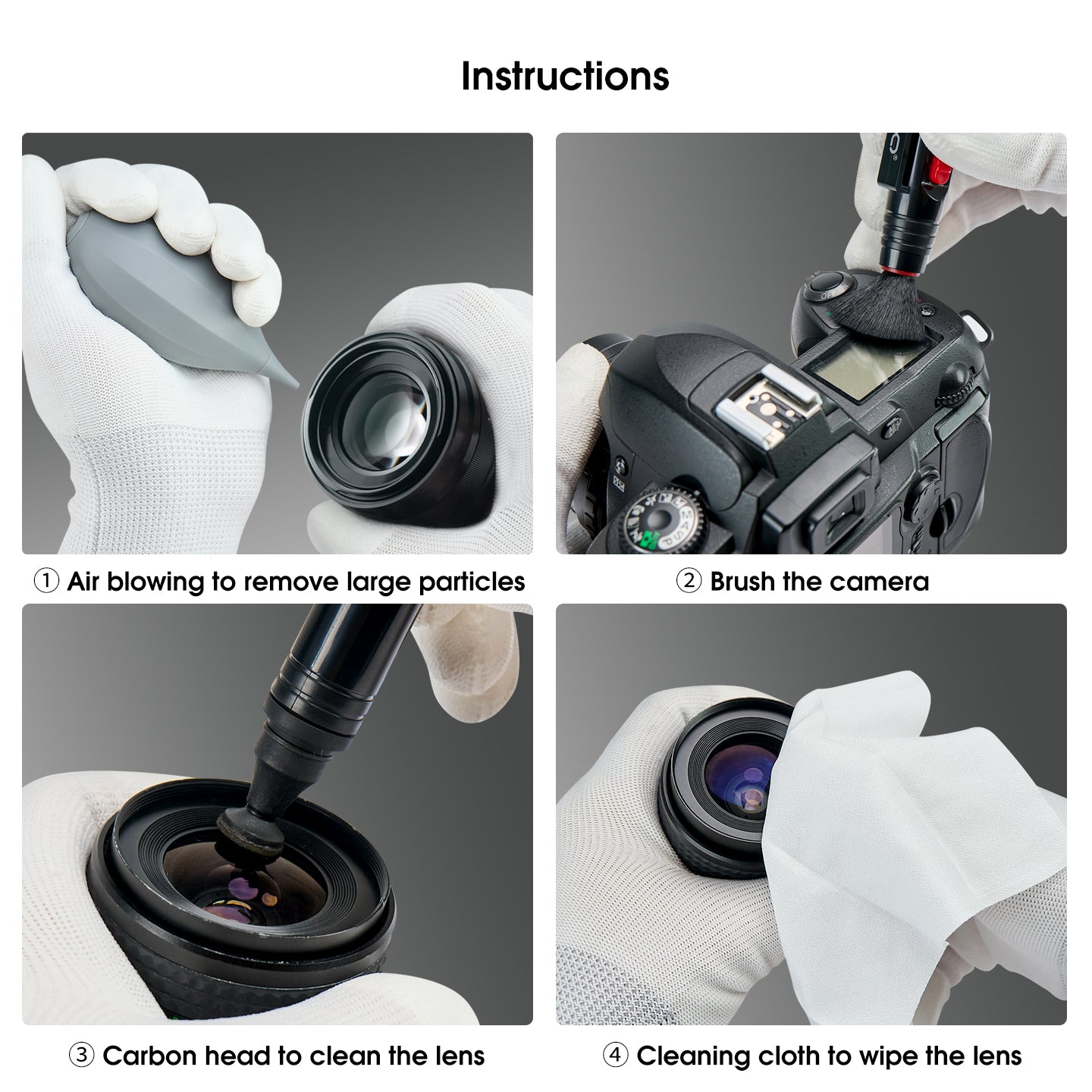 4-in-1 Camera Lens Cleaning Kit VS-A13E