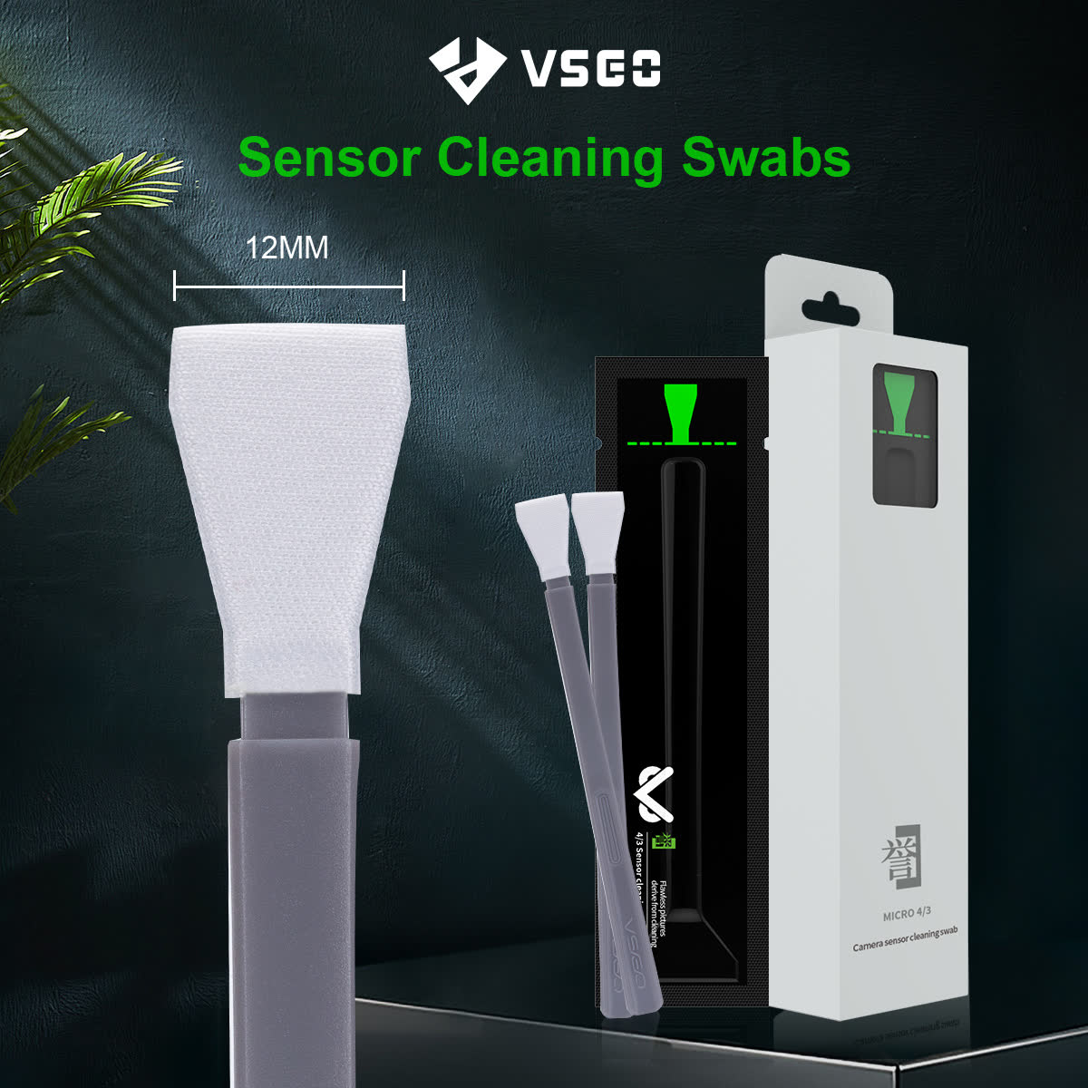 12PCS Sensor Cleaning Swabs