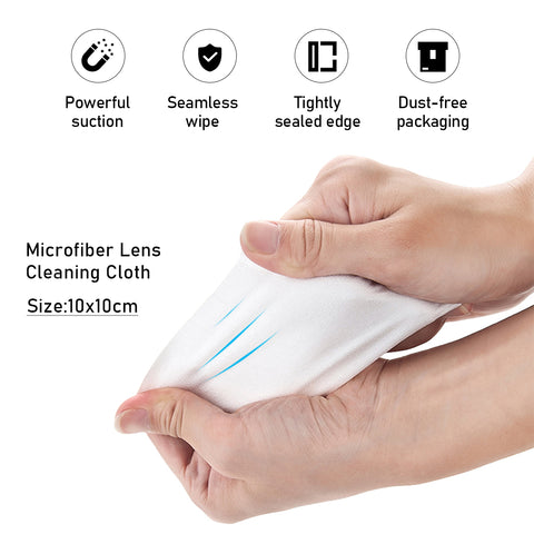 20pcs Microfiber Cleaning Cloth for Glasses, Electronics and Camera Lens V-CL01E