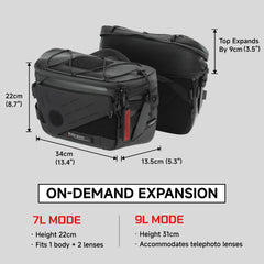 Black Snipe Pro 7L Camera Sling Bag