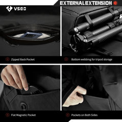 Black Snipe 6L Camera Messenger Bag V-BP04