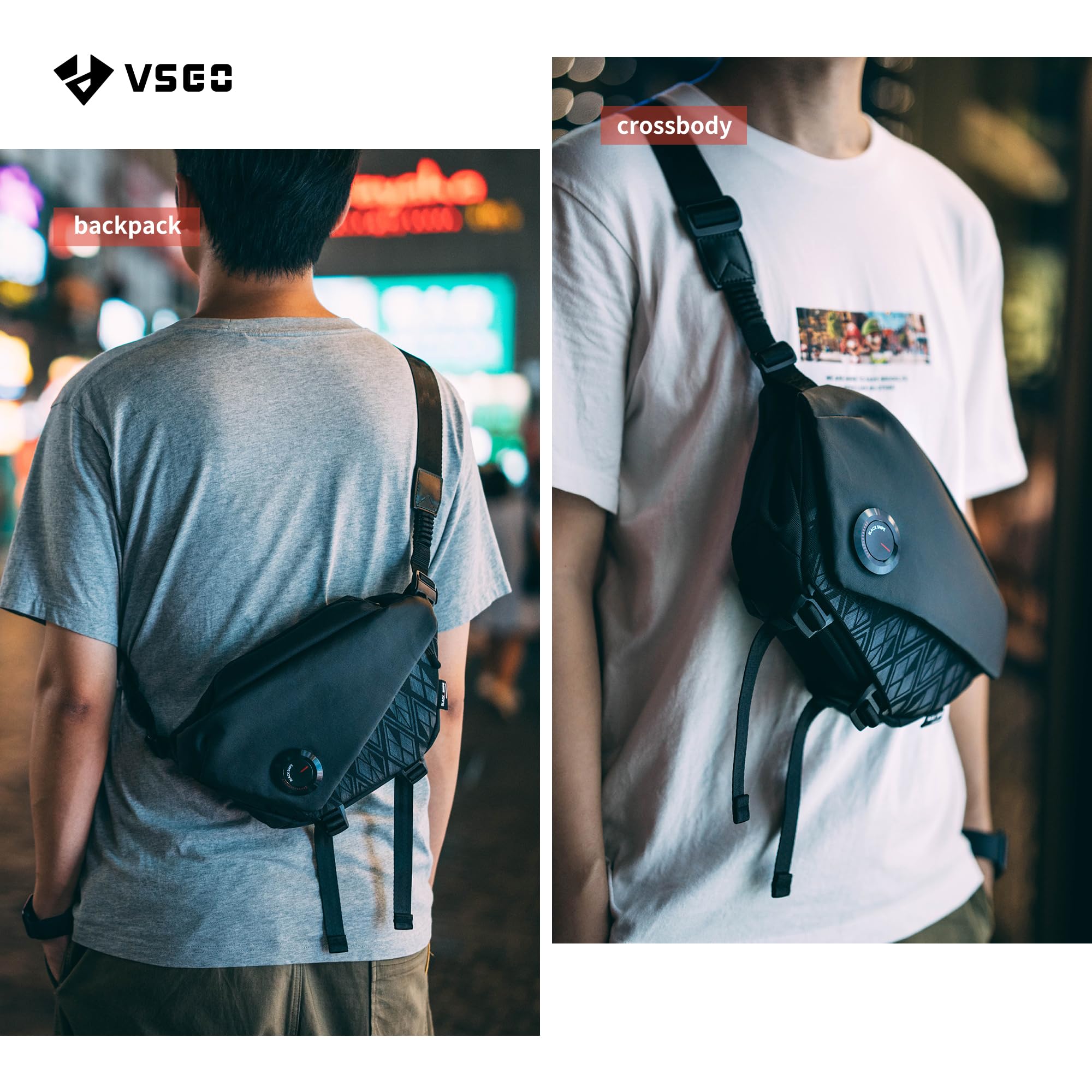 Black Snipe Camera Daily Shoulder Bag 3L/4L